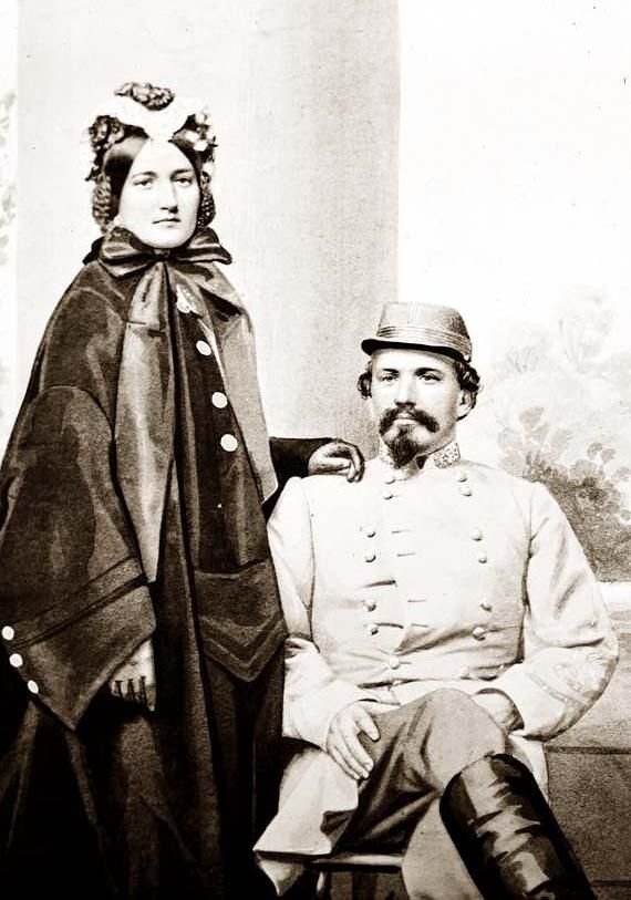 General John H Morgan and his wife. This photo gives great cultural context of the time period surrounding the civil war.