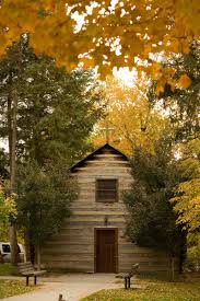 The Log Chapel is a favorite among students for Mass because of the secluded location.