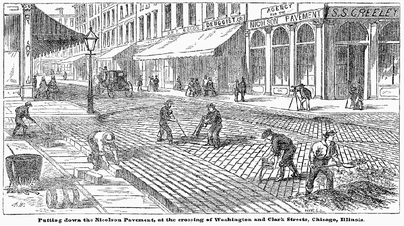 Nicholson Pavement, 1859
