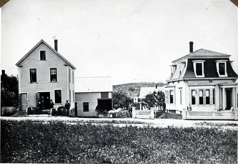 The Pinkham House in 1879 (image from the Lynn Public Library)