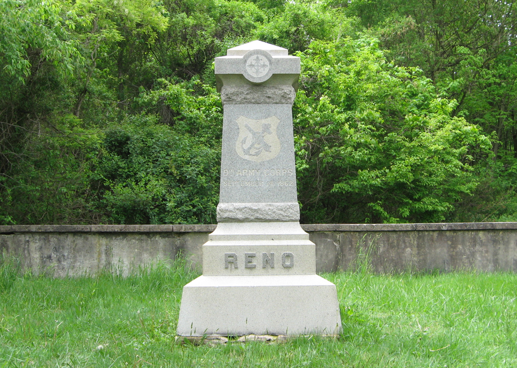 Jesse Reno Monument at South Mountain, near the site of his wounding