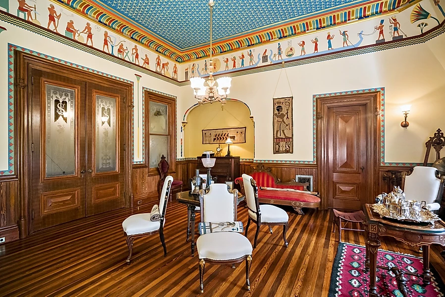 Egyptian Revival Music Room