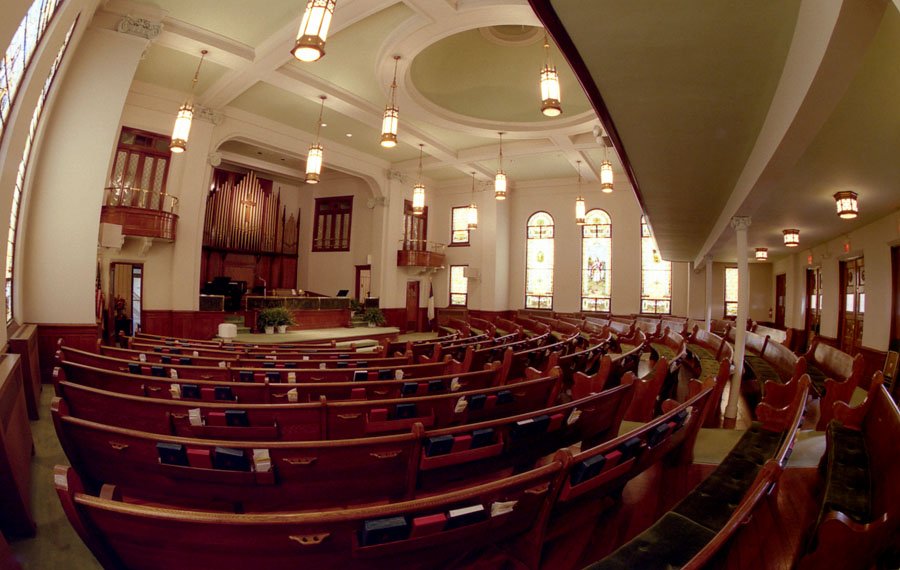 The church sanctuary today. Image obtained from Photography by Stein. 