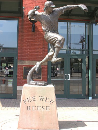 Pee Wee Reese statue. Photo: Offbeat