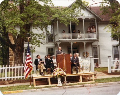 The dedication of the newly restored Sarah Bird Northup Ridge House
