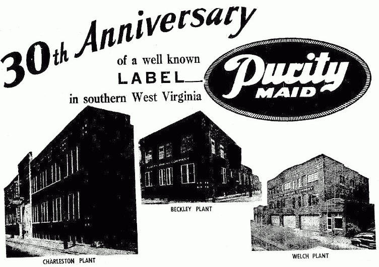 An add from 1940 showcasing the three buildings from mywvhomes.com. The production and need for bread continued to increase throughout the state that two more buildings opened in Beckley and Welch, West Virginia.