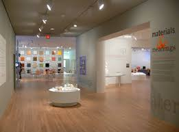 One of the exhibit galleries in the museum