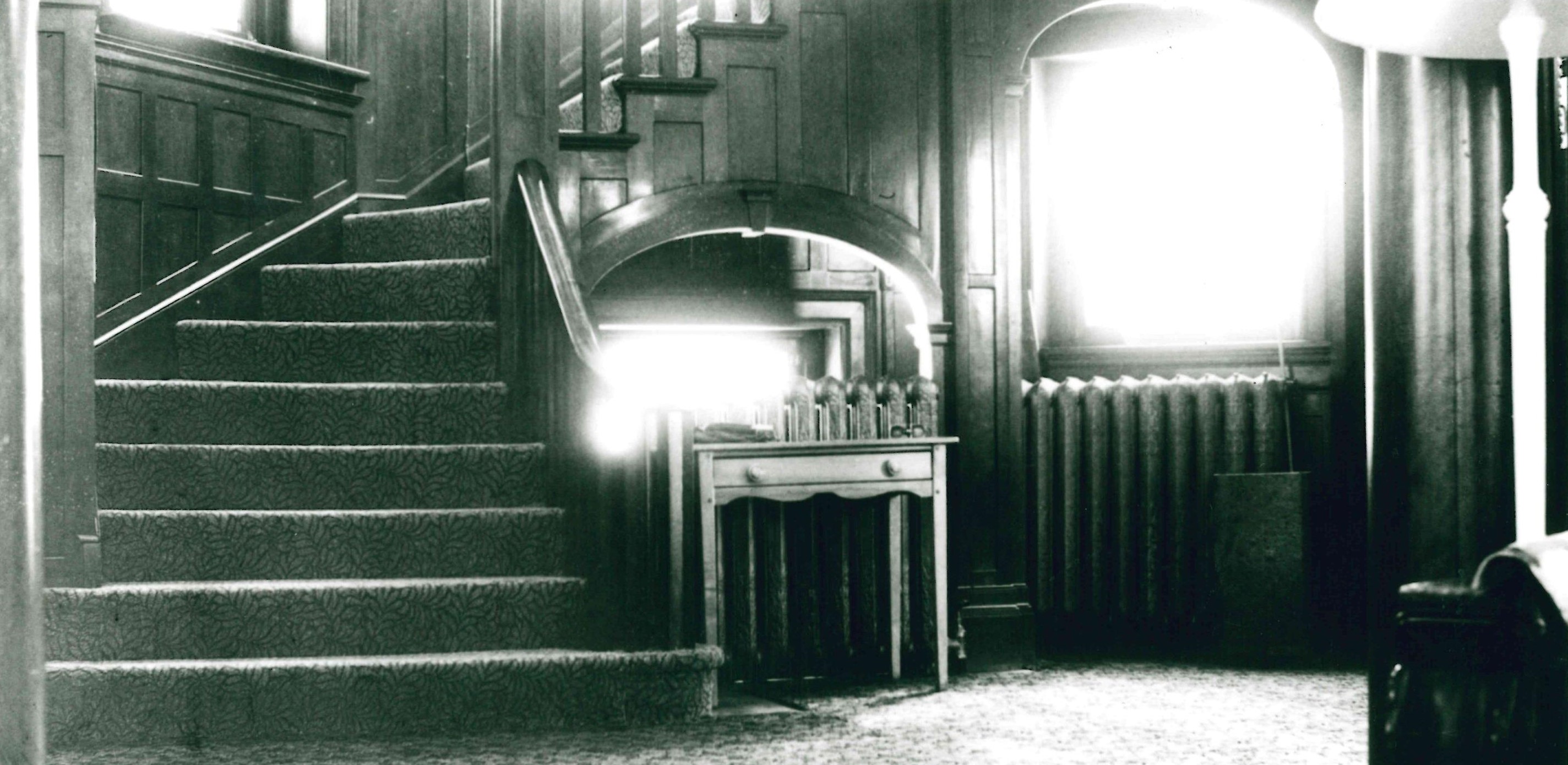 Image 2, Main Staircase during Red Cross era, 1950's