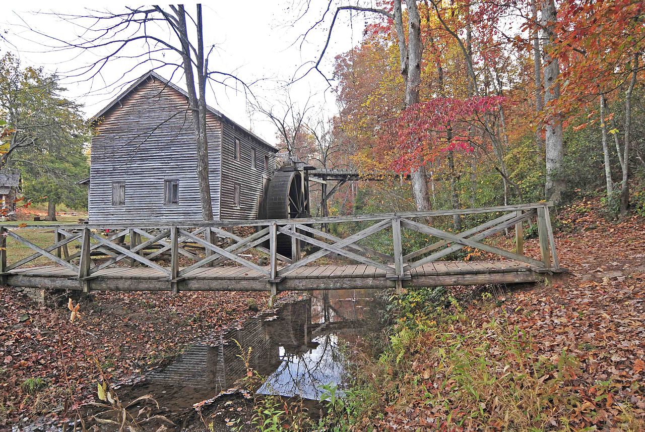 Hagood Mill was built in 1845 by James Hagood.