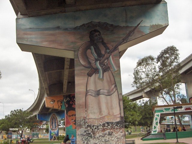  A mural from Chicano Park, Barrio Logan, San Diego, California, USA.

https://commons.wikimedia.org/wiki/File:Chicano_Park_Mural.JPG