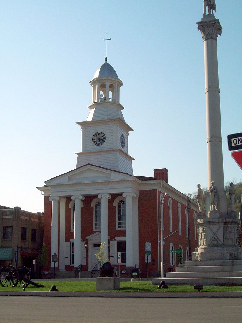 Mifflin County Courthouse was built in 1843 and is listed on the National Register of Historic Places.