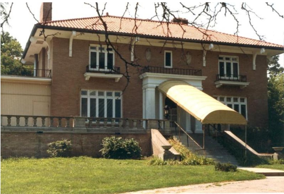 Front (north) side of Anton-Woodring House in 1988 (KSHS)