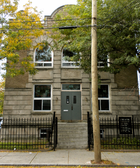 The Classical Revival synagogue building