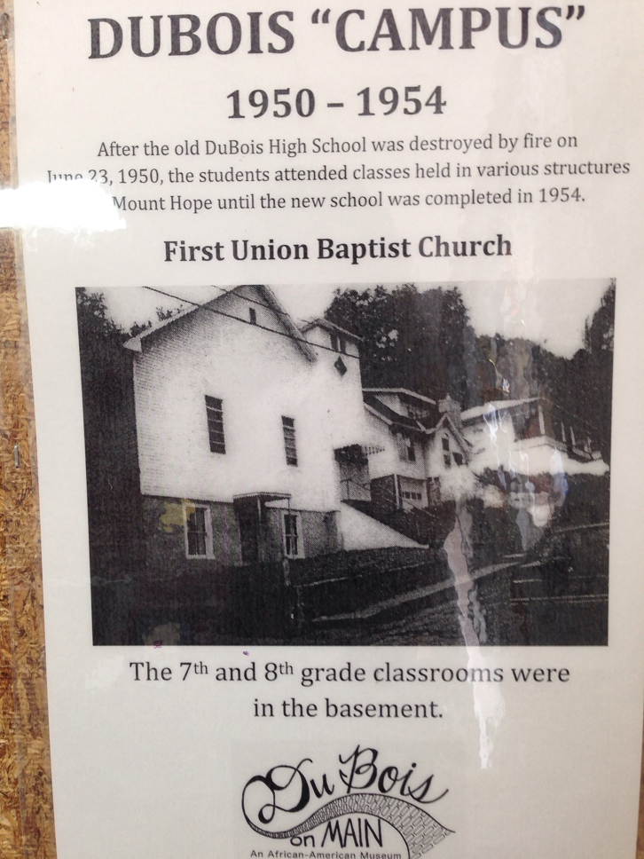 First Union Baptist Church, temporary location 1950-1954.