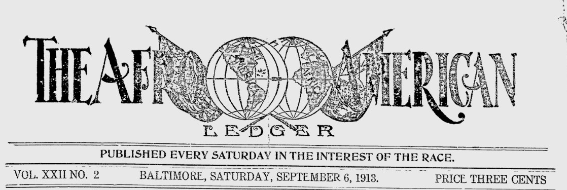 The Afro-American Nameplate - Early 20th Century