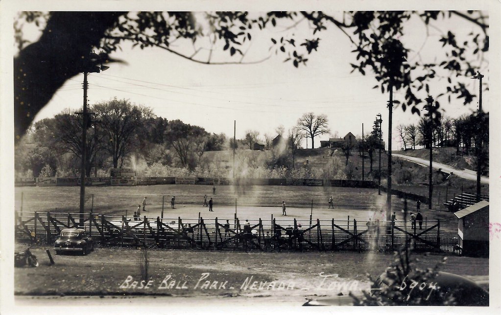 The baseball field in the 1940s before it was named to honor Billy Sunday. 