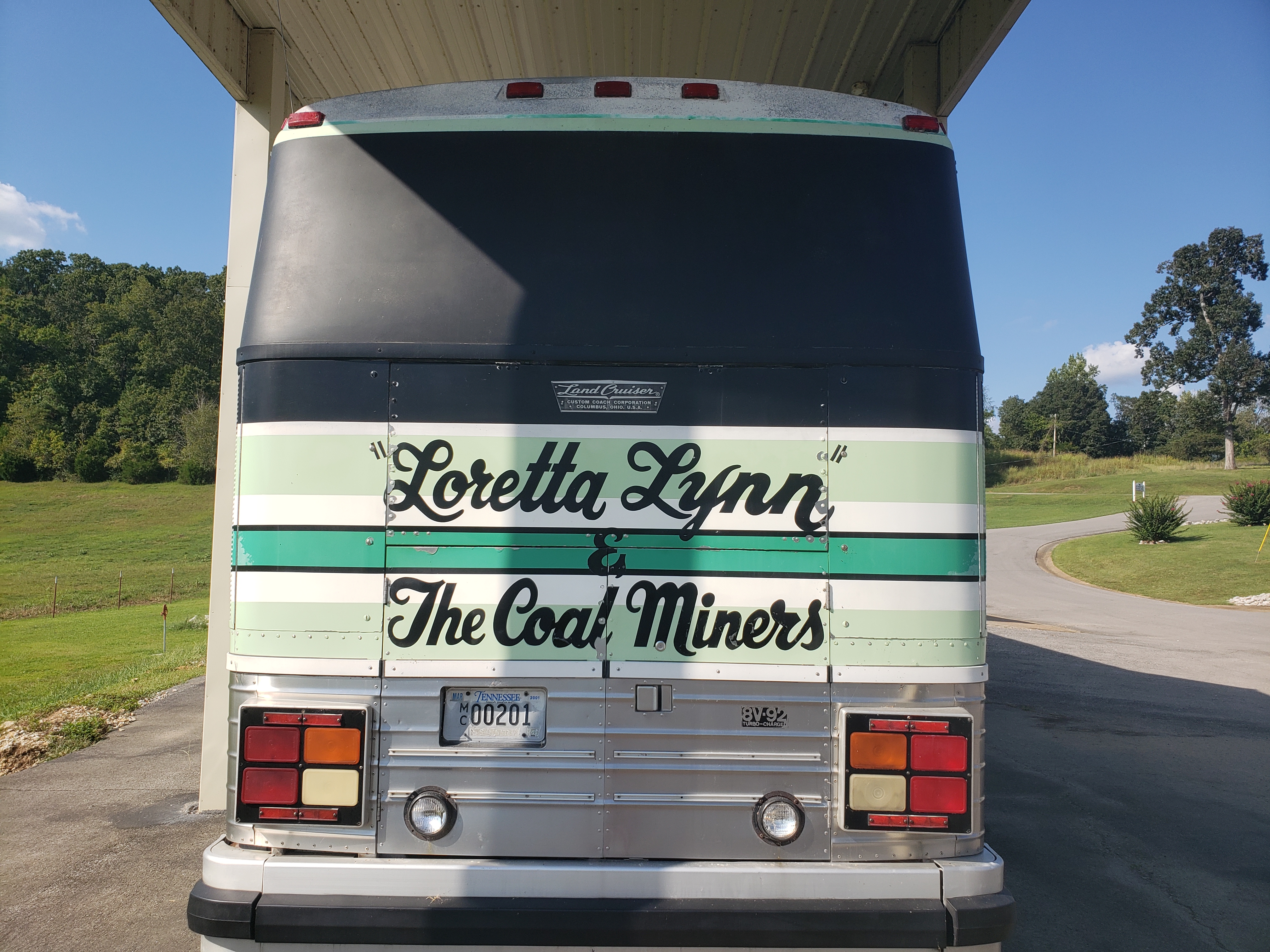 One of Loretta's Tour Buses On Display 