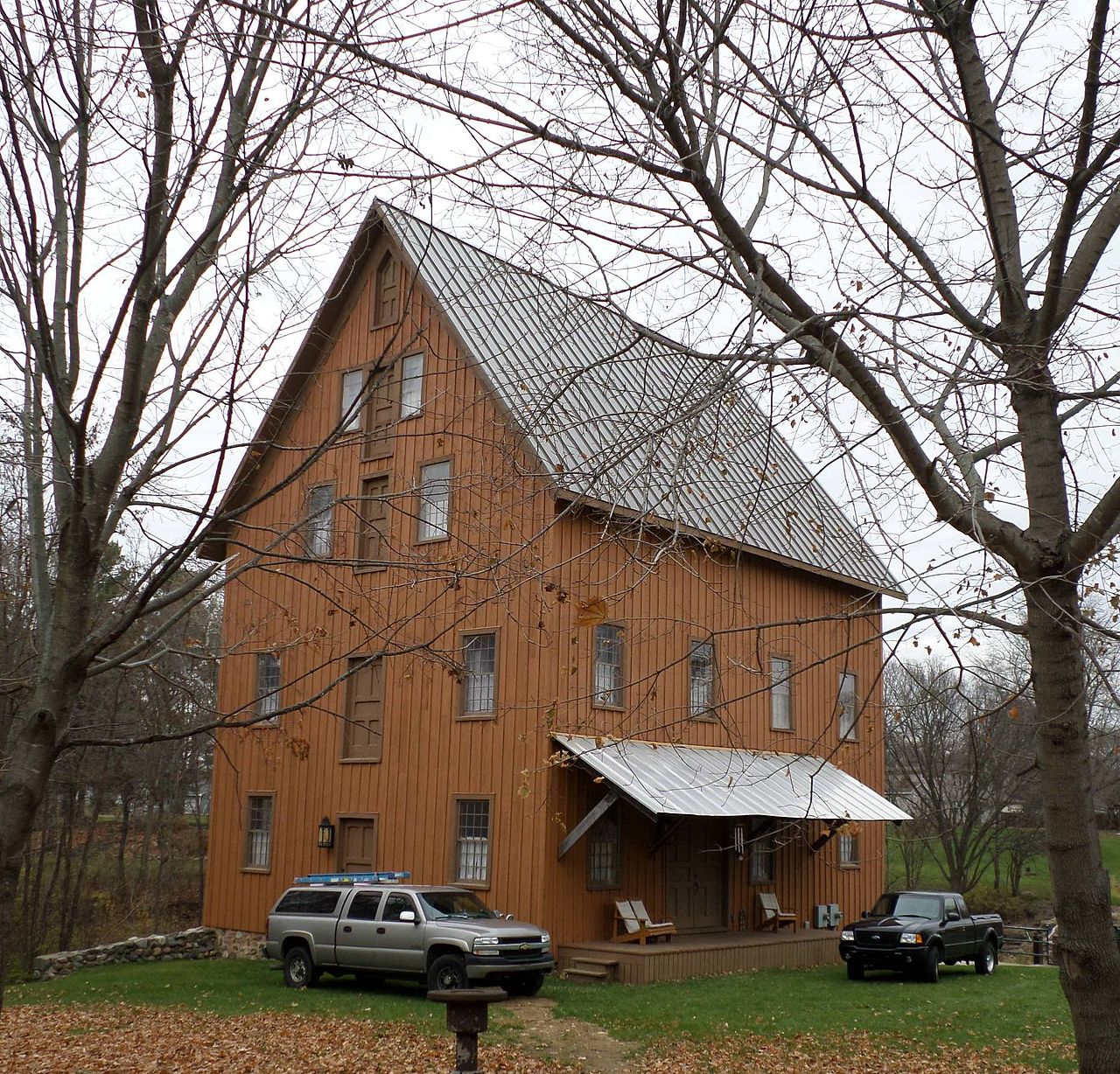 Bellevue Gothic Mill was built in 1854 and was restored by its current owners into a private home.