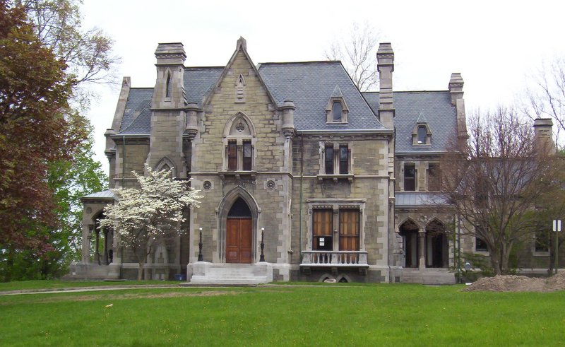 Llenroc was built in 1875 by Ezra Cornell, co-founder of Cornell University.