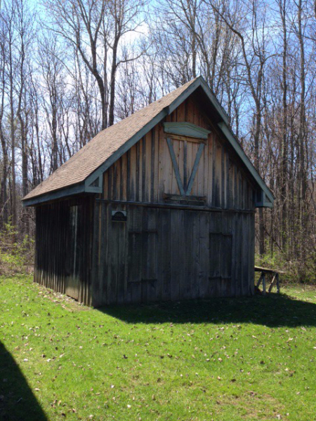The Spittler Barn was erected in 1995.