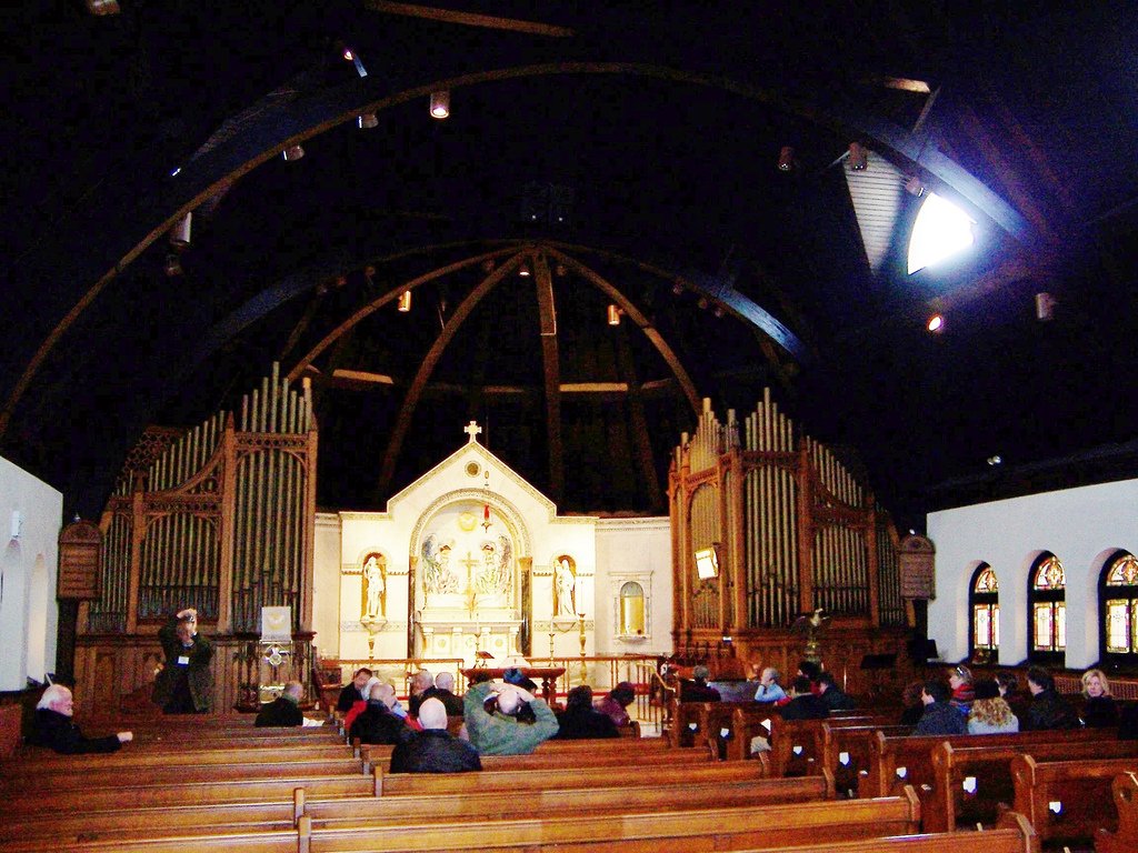 The church's interior has been restored to its 1892 appearance.  