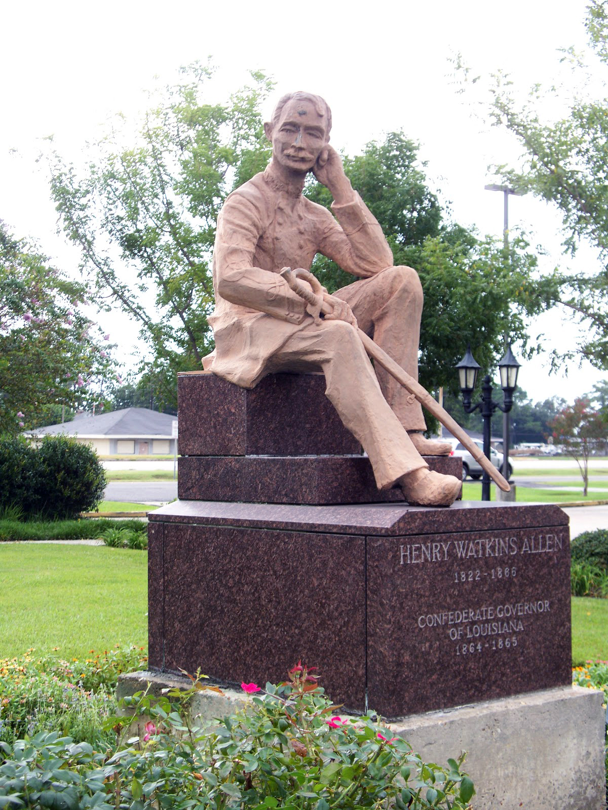 Allen is the namesake of Port Allen, and also a Confederate officer and governor