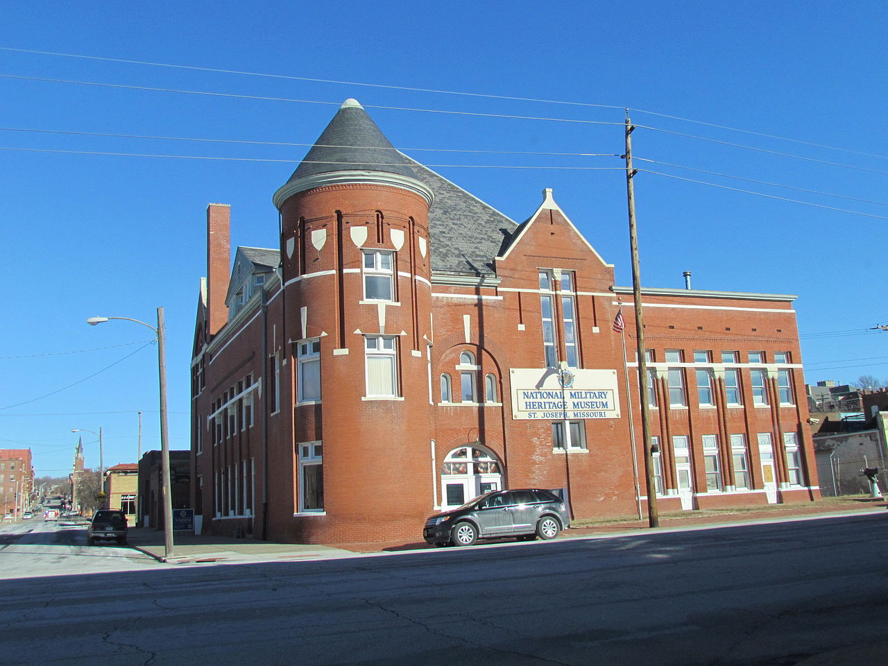 The Central Police Station was built in 1891 in the Romanesque style. All law enforcement activities and functions were consolidated in the building.