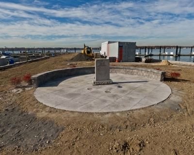 This is the memorial in Belmar at its current location. The image is taken from https://www.hmdb.org/marker.asp?marker=37972