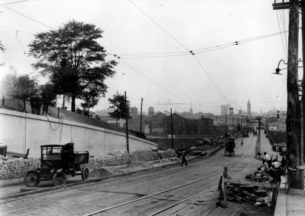 Improvements to the Lincoln Highway and Albany Street Bridge in 1925