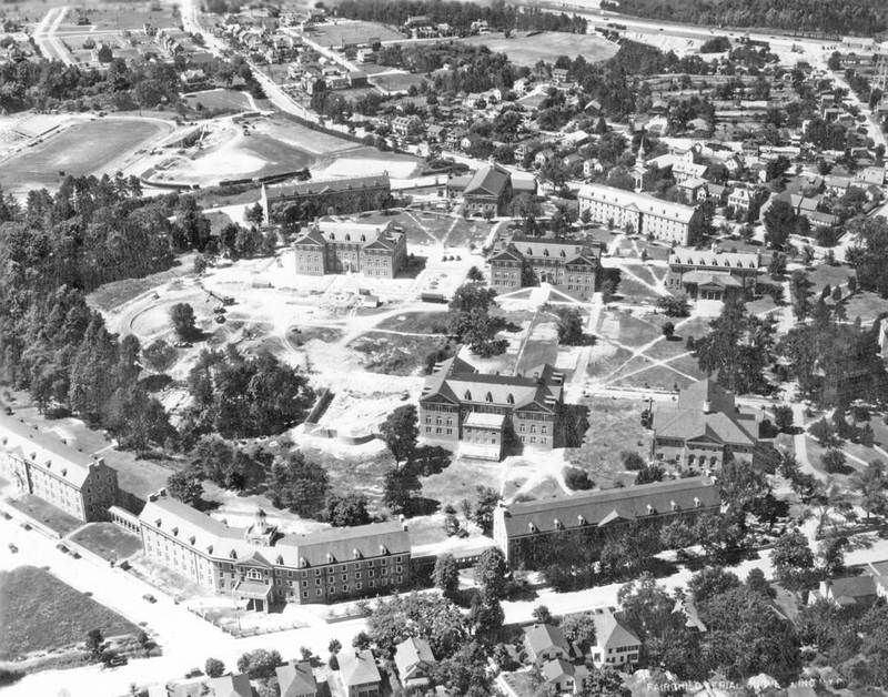 Sunken Garden under construction, 1935