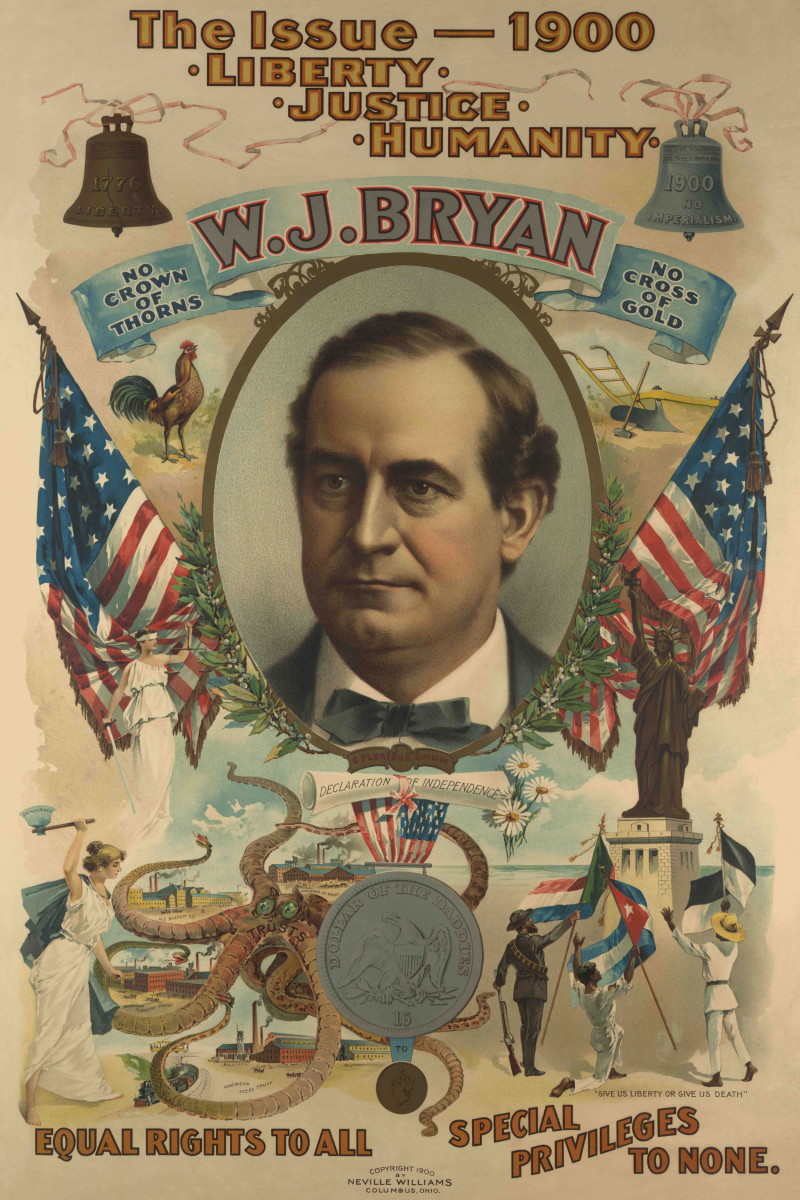 Advertisement from Bryan's failed presidential campaign in 1900