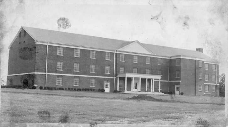 Katherine Hall before the extension to the building.