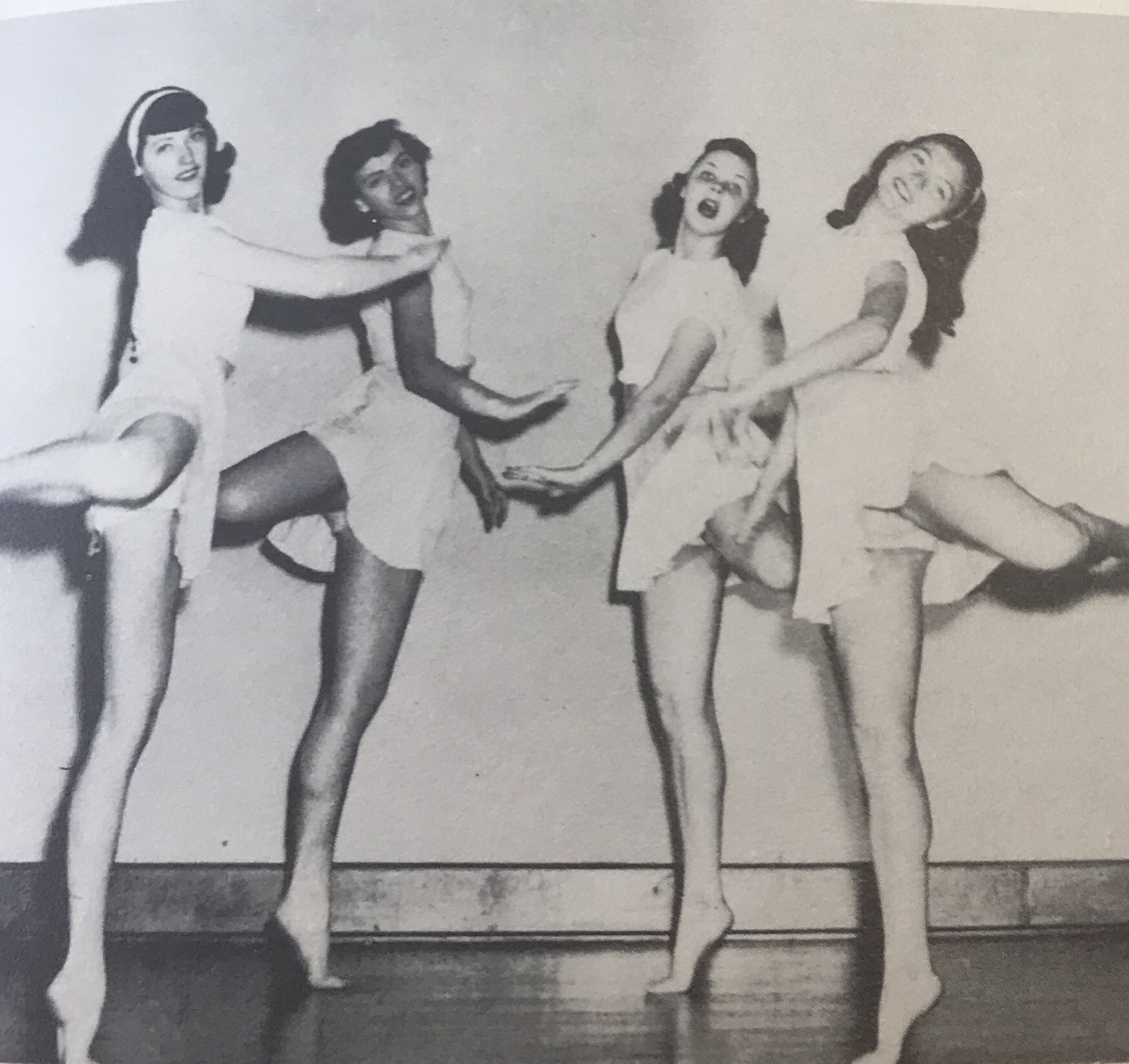 Girls practicing for a dance in the Student Union in 1947.
(Credit: 1947 Texas State College For Women Danedalian)