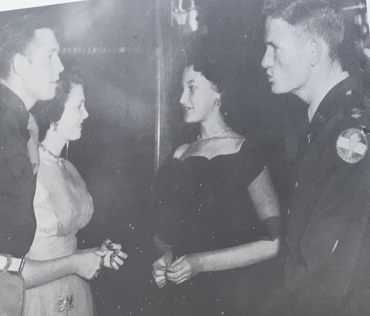 Couple of students at a dance in 1947.
(Credit: 1947 Texas State College For Women Danedalian)