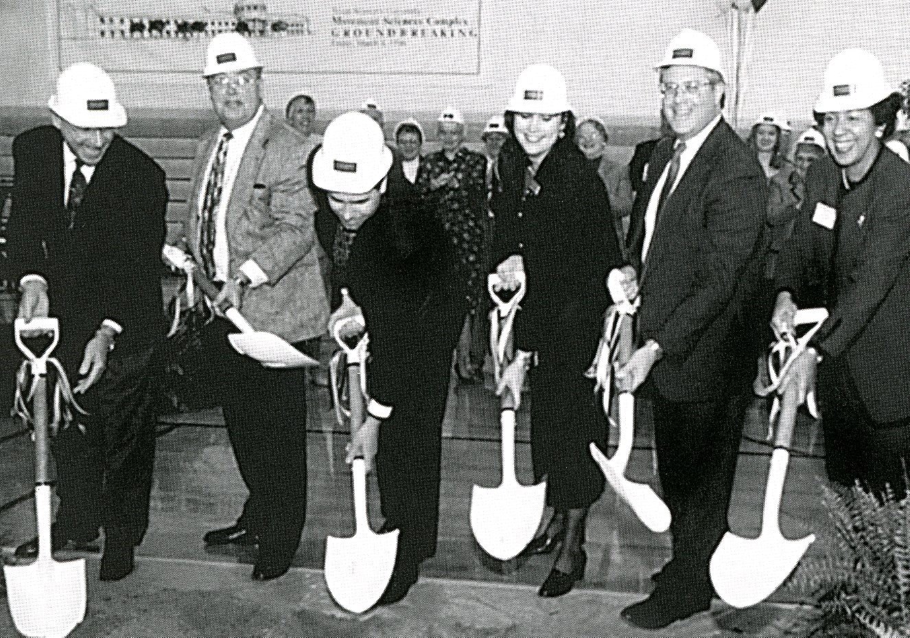Ground Breaking for Pioneer Hall with TWU President Carol Surles  (Courtesy of Texas Woman's University Woman's Collection) 