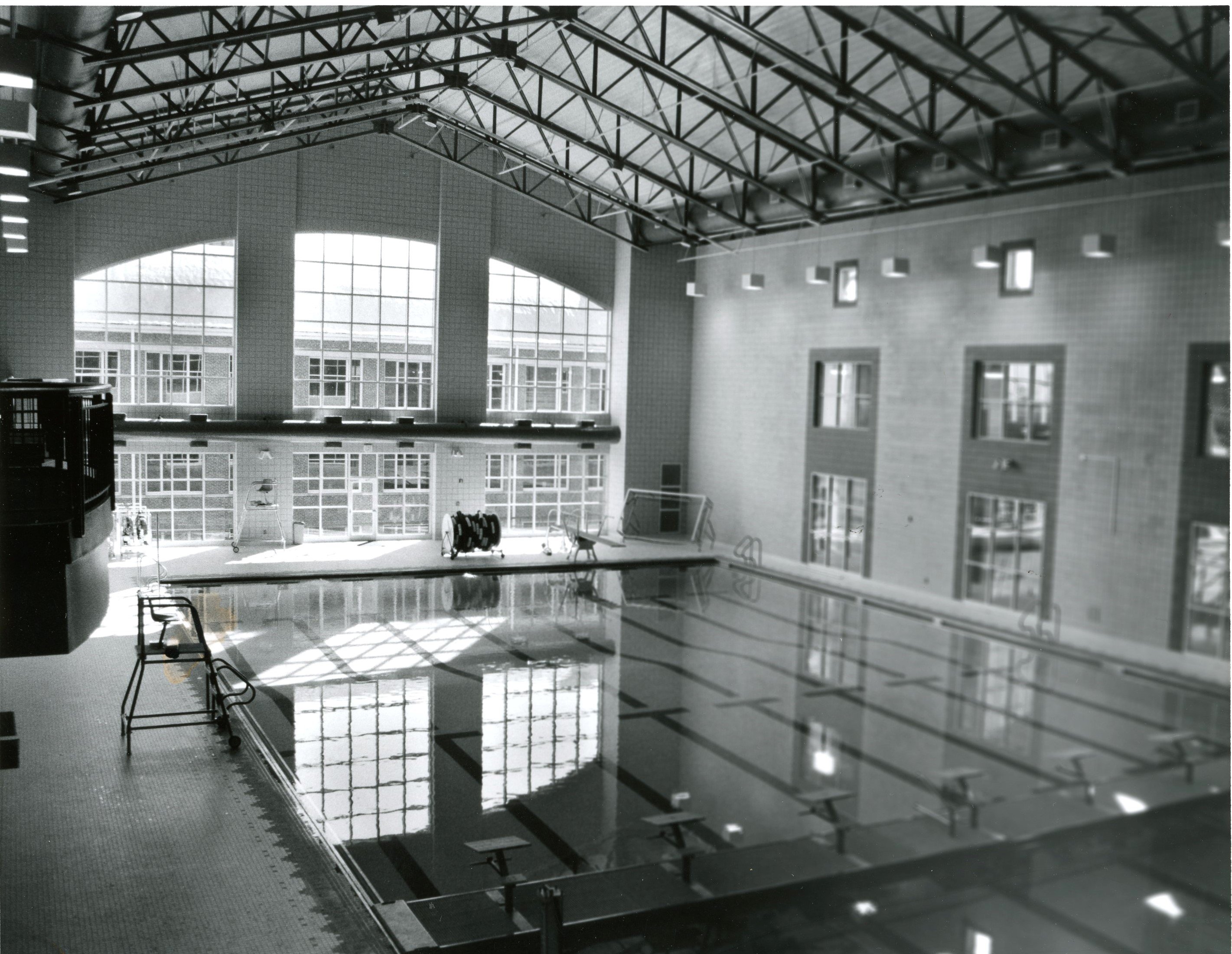Pioneer Hall's Indoor Pool (Courtesy of Texas Woman's University Woman's Collection) 