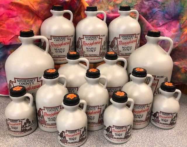 Somerset County pure maple syrup is one of the local goods sold at Duppstadt's.