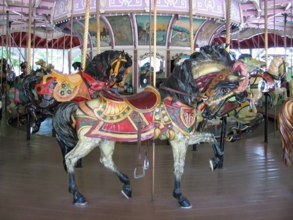 One of the solid wood horses found on the Park’s antique carousel made by the Pittsburgh Toboggan Co in 1930. In 1931, it was brought from the Atlantic City Pier to Idlewild for a permanent stay.
"Shawley"