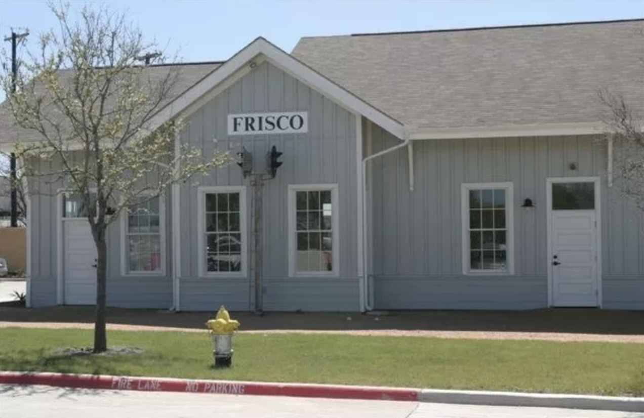 This is the restored/current Train Depot of Frisco.