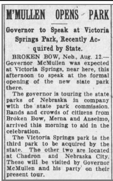 Governor opens Victoria Springs Park