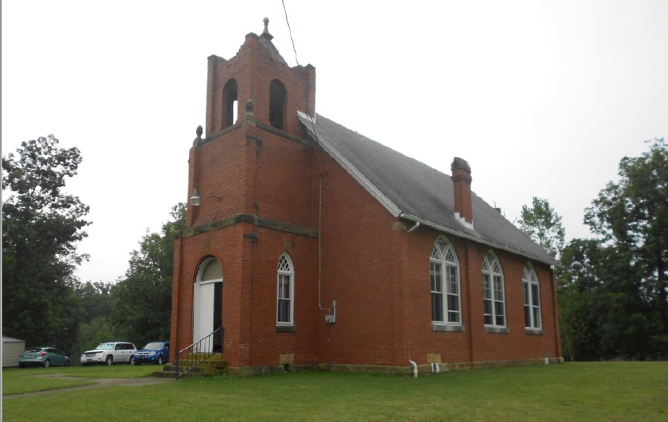 The exterior of the church building