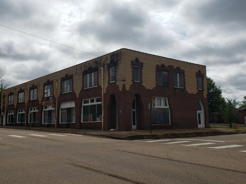 The Jamison building on May 5, 2019. The building still features the red and sand-colored brick as the day it debuted in 1930, this interesting design of the bricks is something that stands out about the building.