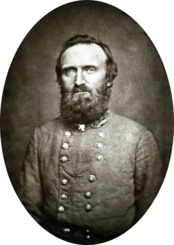 Stonewall Jackson in 1862, around the time of the Romney Expedition.