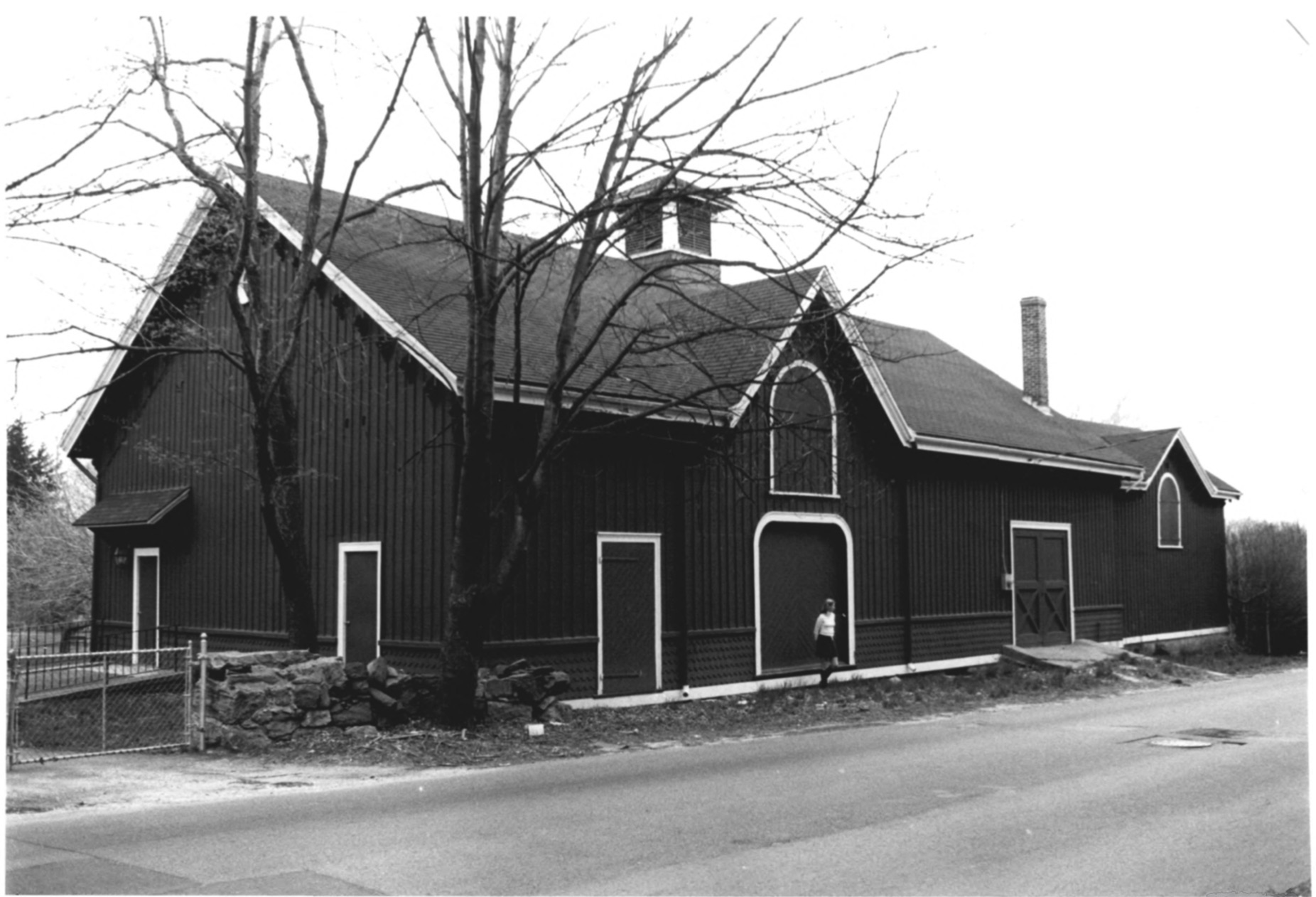 North-Facing View of the CJ Starr Barn in 1979 by Steven H. Hirschberg as Recorded on the National Park Service National Register of Historic Places