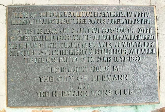 The Pioneer Trails Juncture Marker is located just to the west.