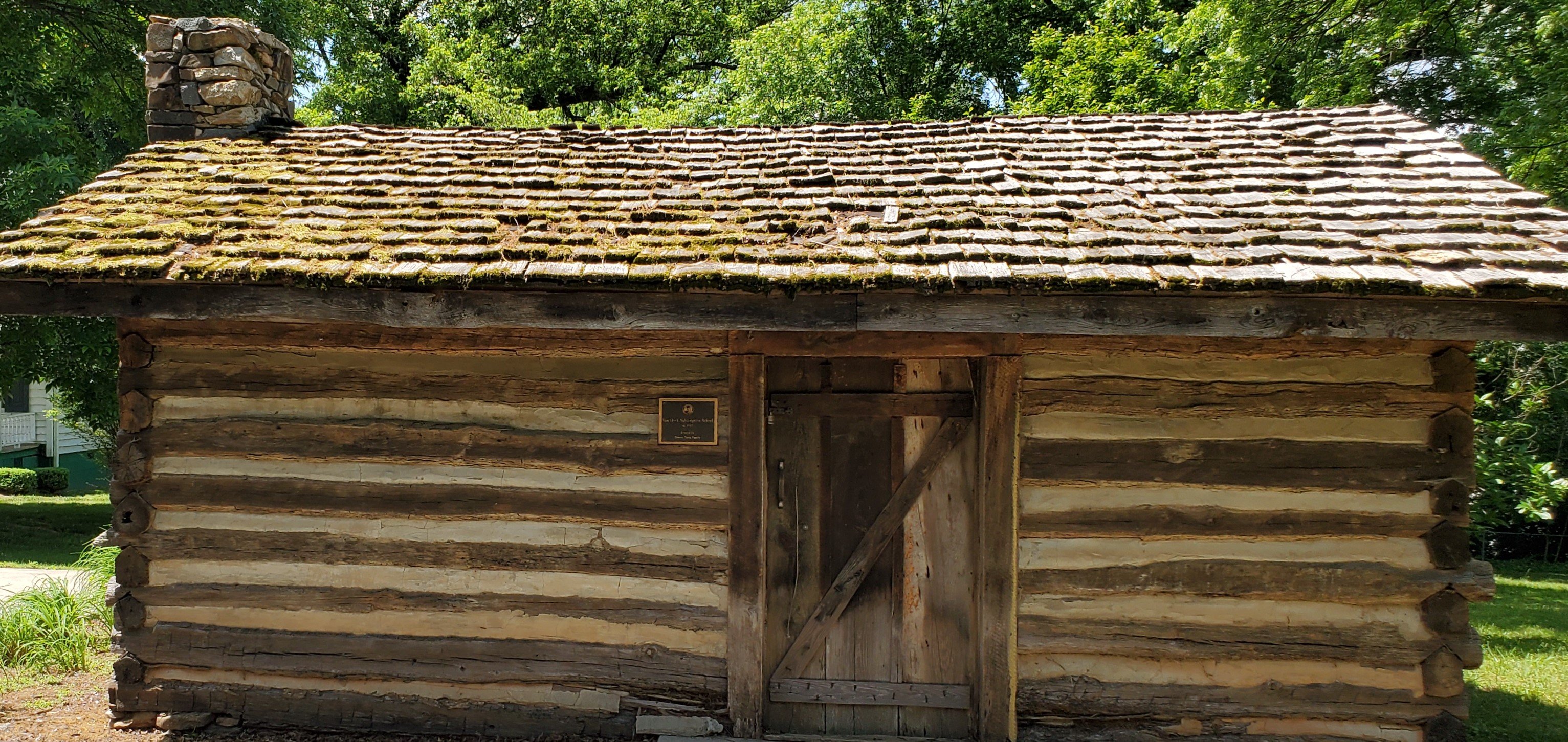 Hear is a frontal view of the school house.