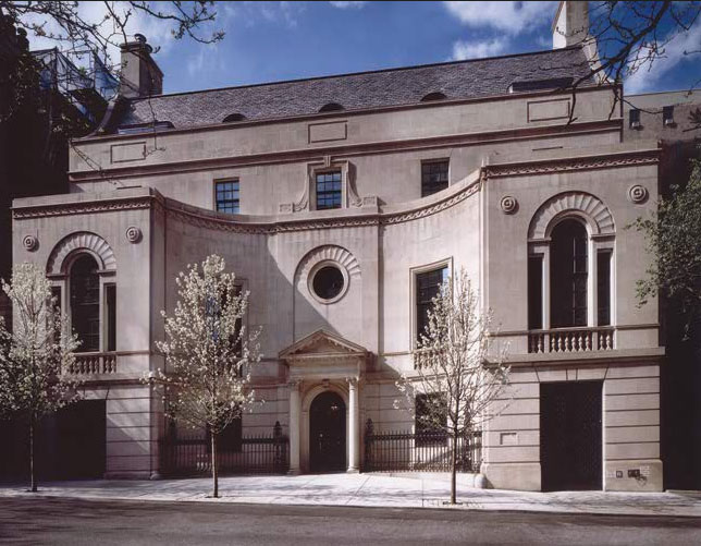 A contemporary view of the Loew mansion