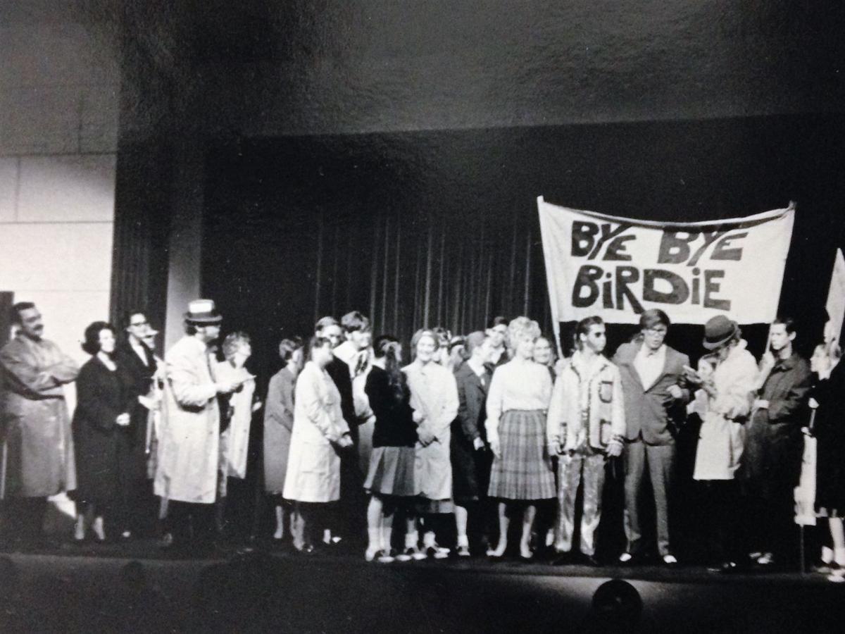 The Community Players during "Bye Bye Birdie" in 1971