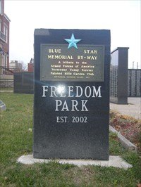 The Freedom Park sign