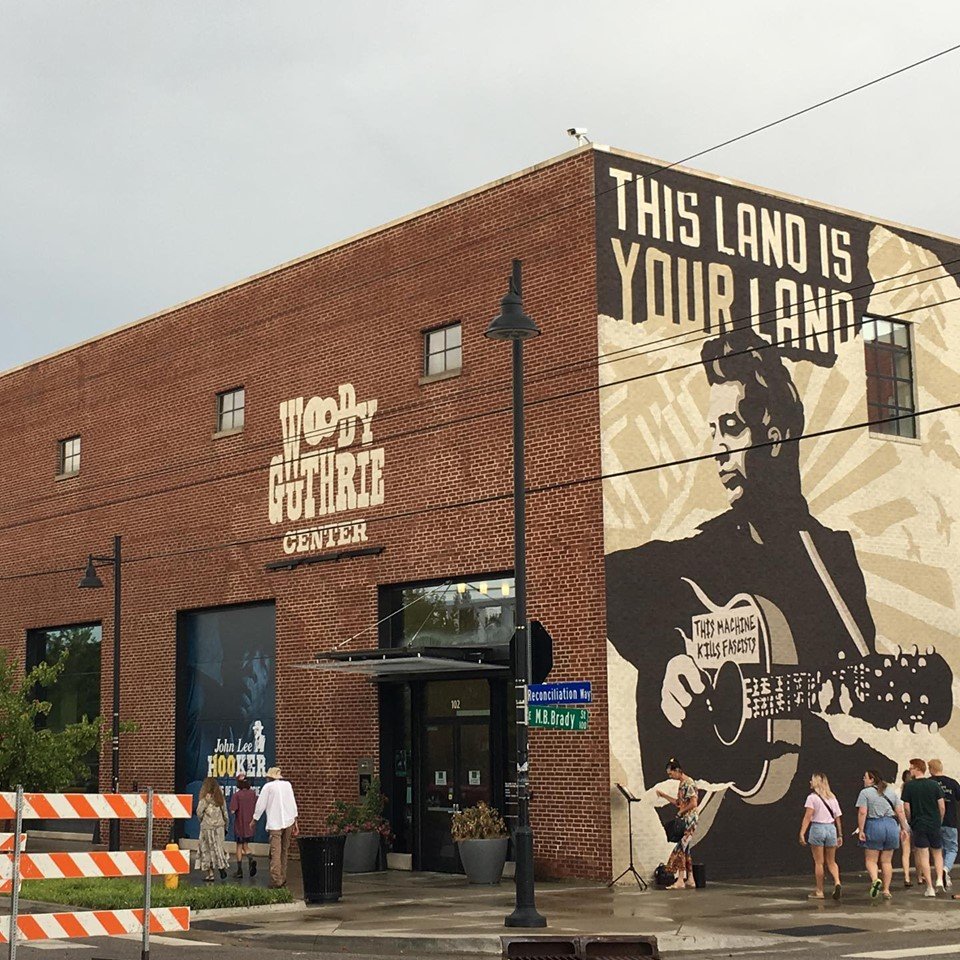 The Woody Guthrie Center honors the legacy of its namesake, Woody Guthrie (1912-1967), who was one of America's most influential singer-songwriters.